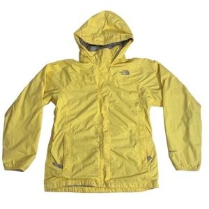 The North Face Youth Yellow Hyvent Jacket Youth 12-14 Large